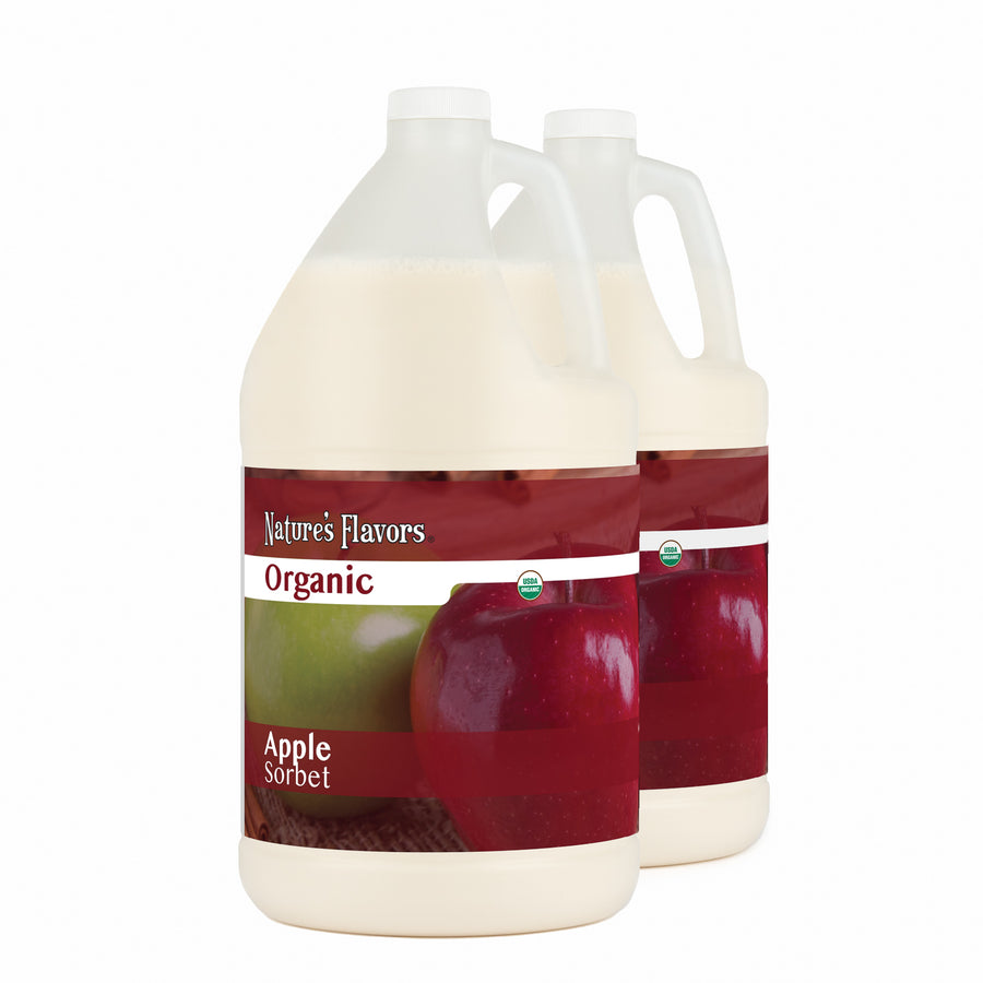 Organic Apple Flavored Sorbet Base, Kosher, Gluten Free, Vegan