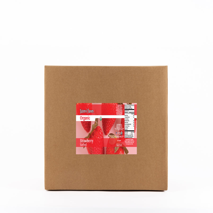 Organic Instant Strawberry Sorbet Powder