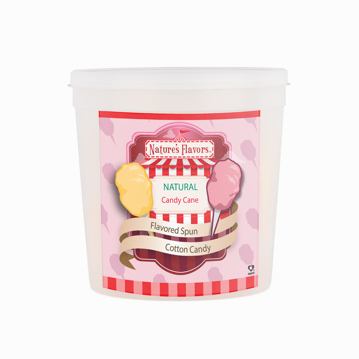 Candy Cane Cotton Candy (Ready to Eat)