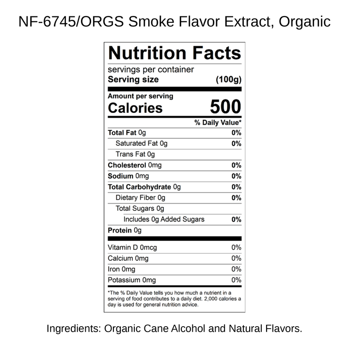 Smoke Flavor Extract, Organic