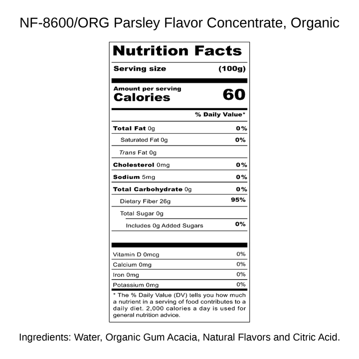 Parsley Flavor Concentrate, Organic