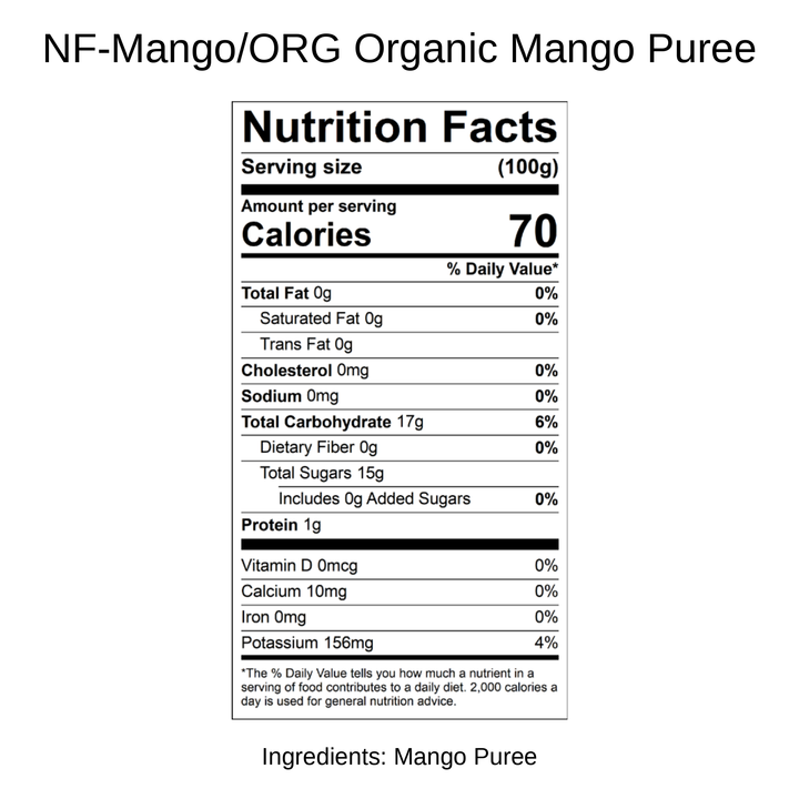 Organic Mango Puree