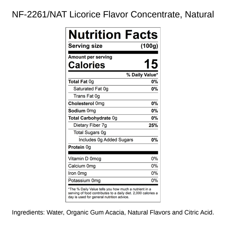 Licorice Flavor Concentrate, Natural