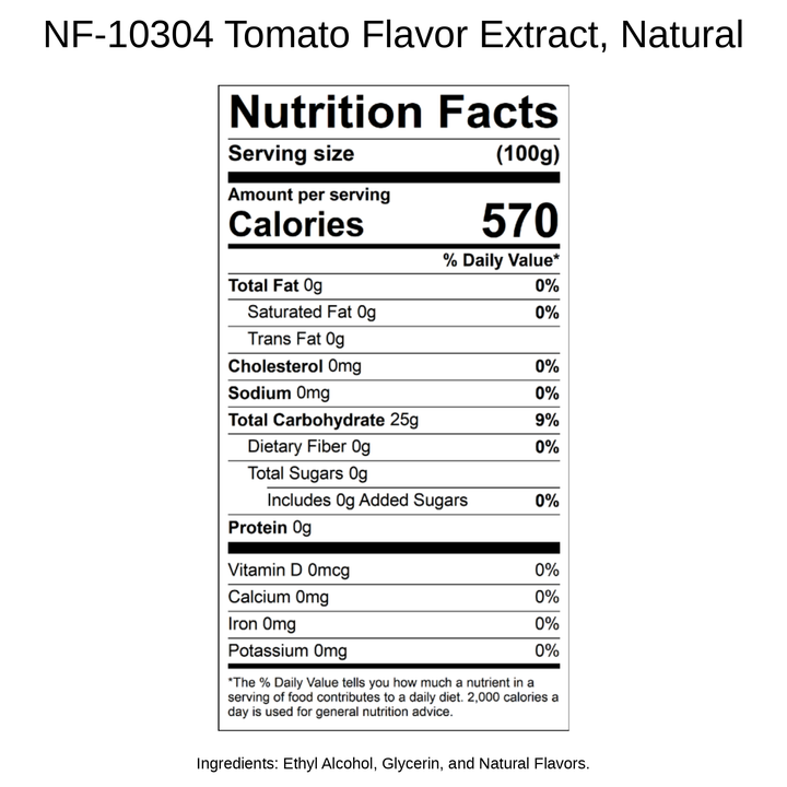 Tomato Flavor Extract, Natural