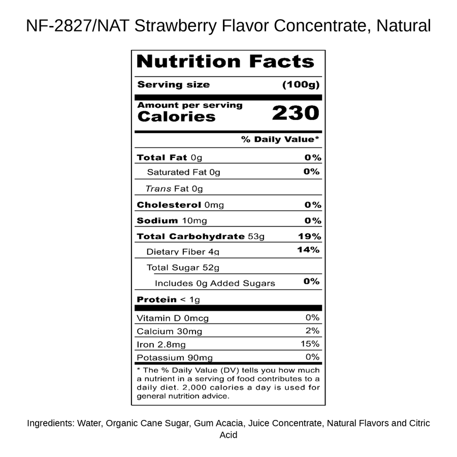Strawberry Flavor Concentrate, Natural