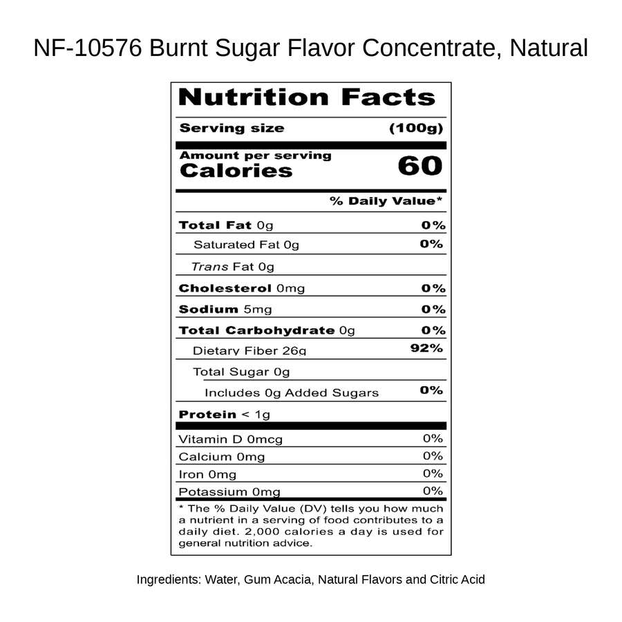 Burnt Sugar Flavor Concentrate, Natural