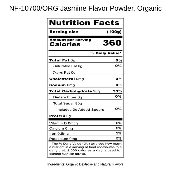 Jasmine Flavor Powder, Organic