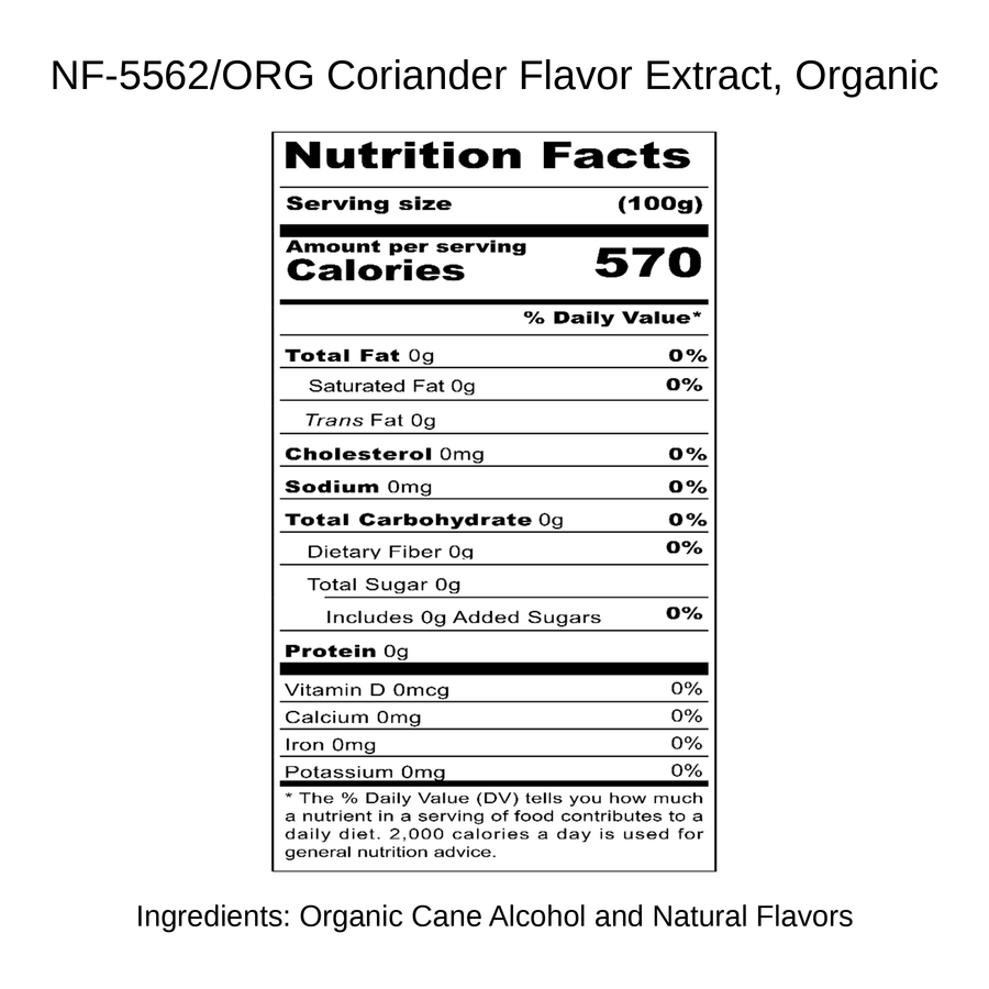 Coriander Flavor Extract, Organic