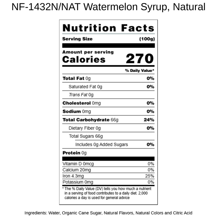Lemon Snow Cone Syrup, Organic