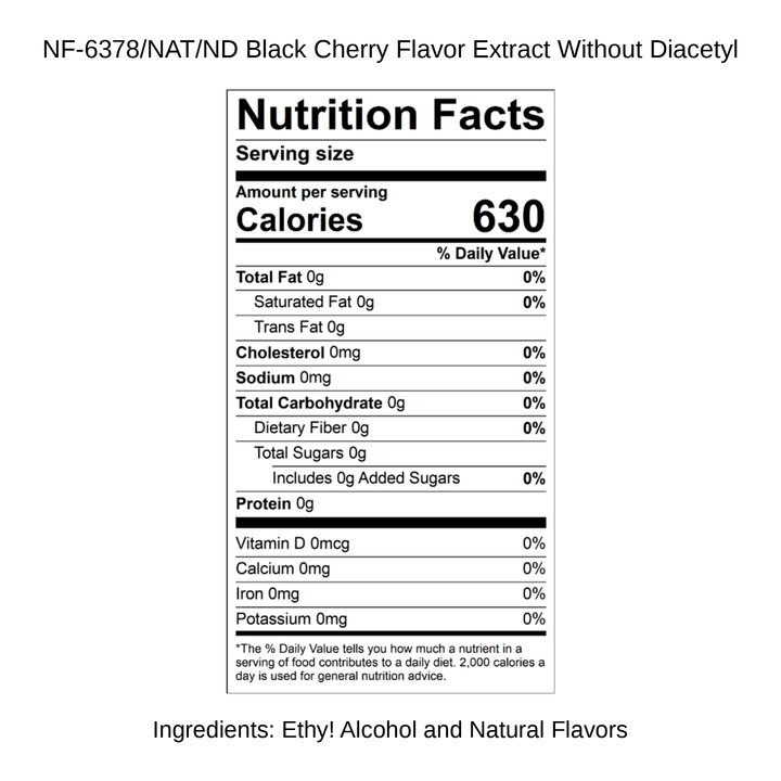 Black Cherry Flavor Extract Without Diacetyl