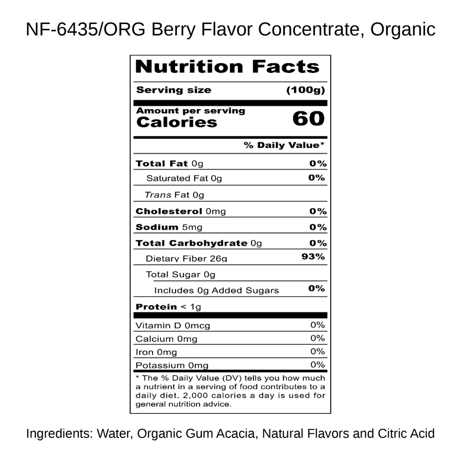 Berry Flavor Concentrate, Organic
