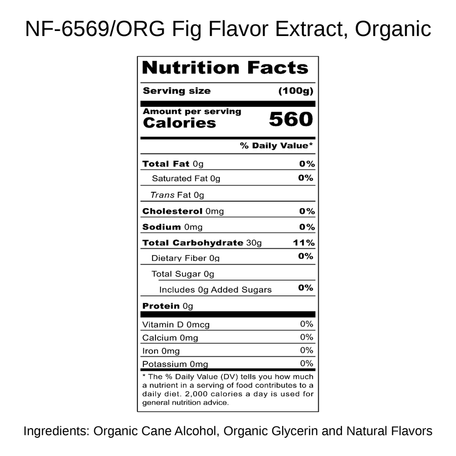 Fig Flavor Extract, Organic