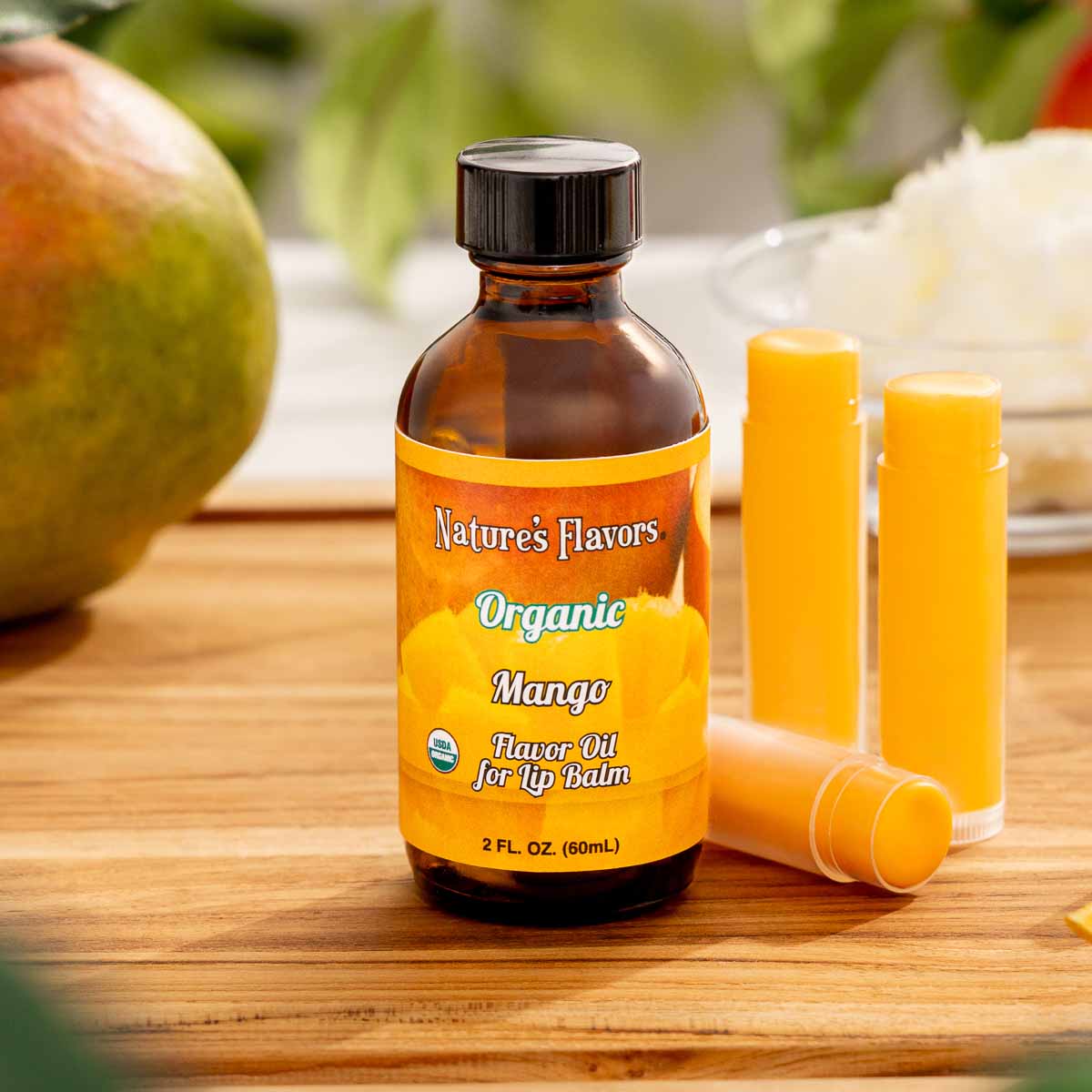 Organic Mango Flavor Oil for Lip Balm – Nature's Flavors