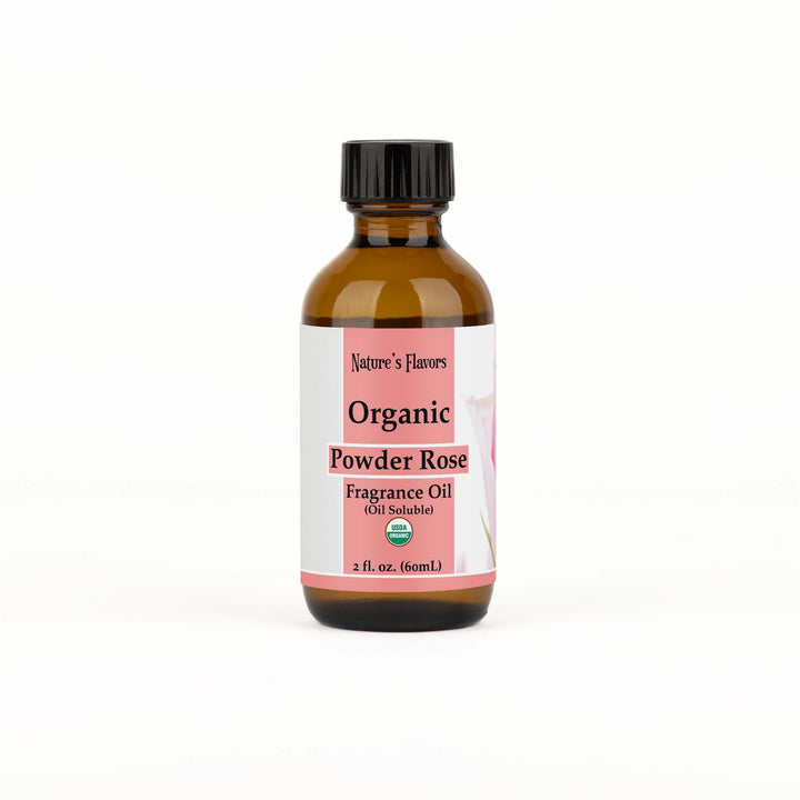 Powder Rose Fragrance Oil (Oil Soluble), Organic
