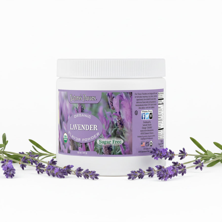 lavender flower powder Organic Sugar Free Lavender Flavor Powder