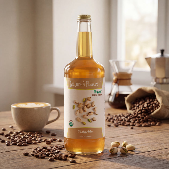 Pistachio Coffee Syrup, Organic