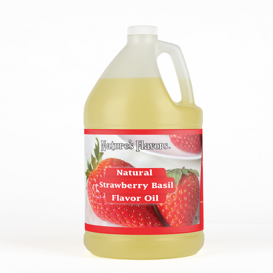 Strawberry Basil Flavor Oil, Natural