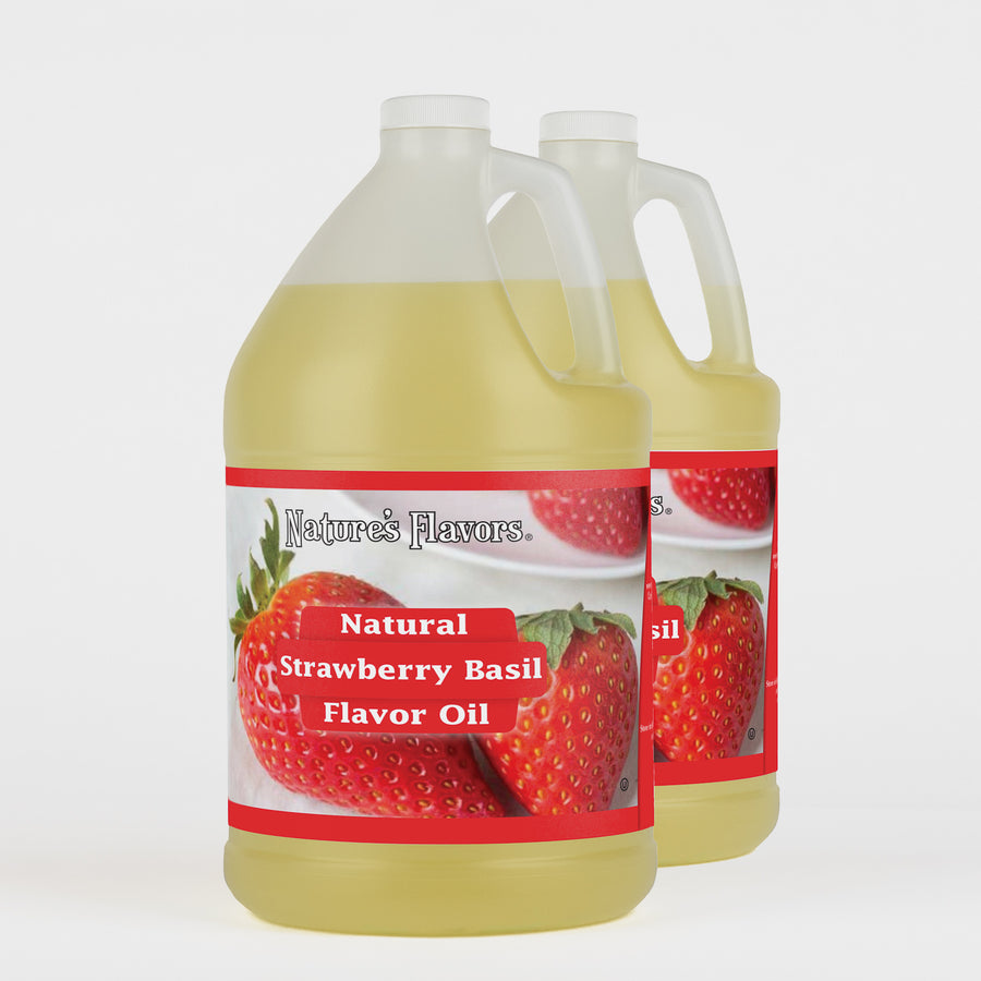 Strawberry Basil Flavor Oil, Natural