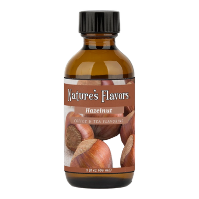Hazelnut Coffee and Tea Flavoring, 2 oz bottle