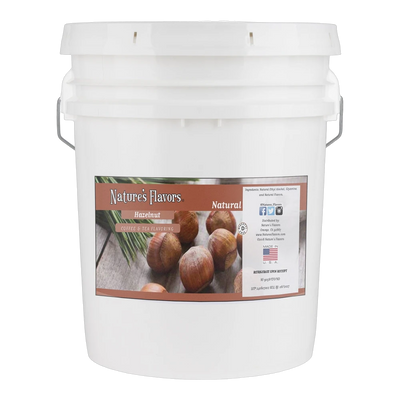 Hazelnut Coffee and Tea Flavoring, 5 gallon pail