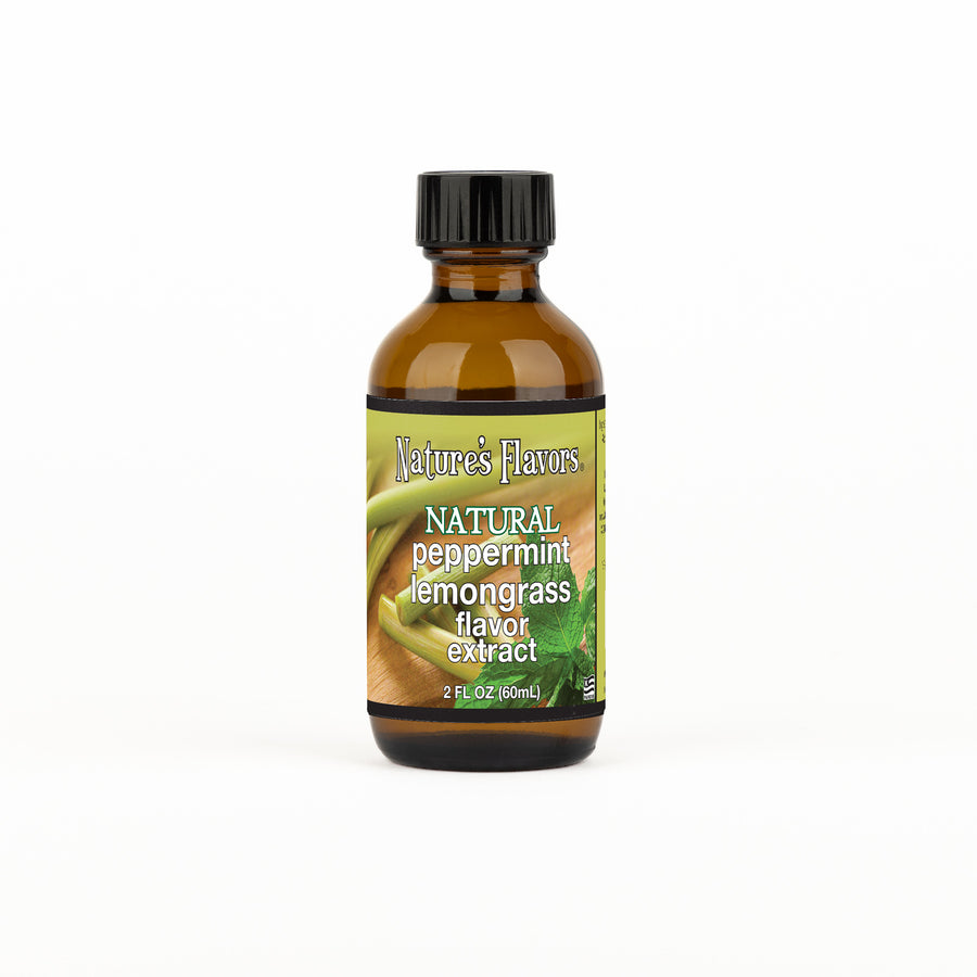 Peppermint Lemongrass Flavor Extract, Natural