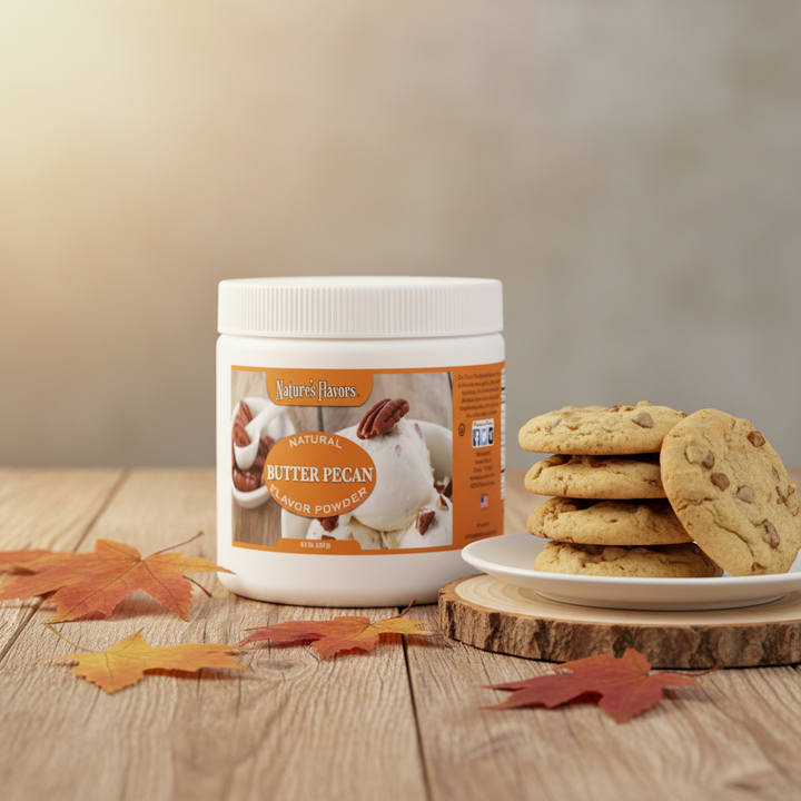 Butter Pecan Flavor Powder, Natural