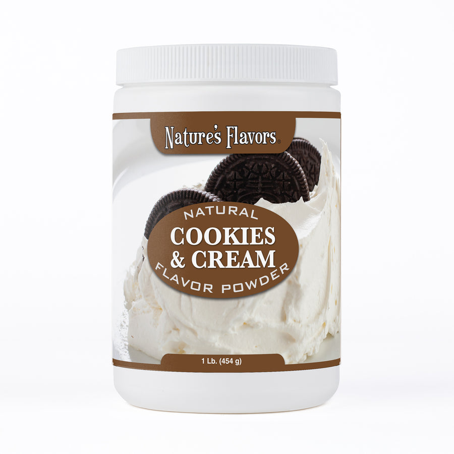 Cookies and Cream Flavor Powder, Natural