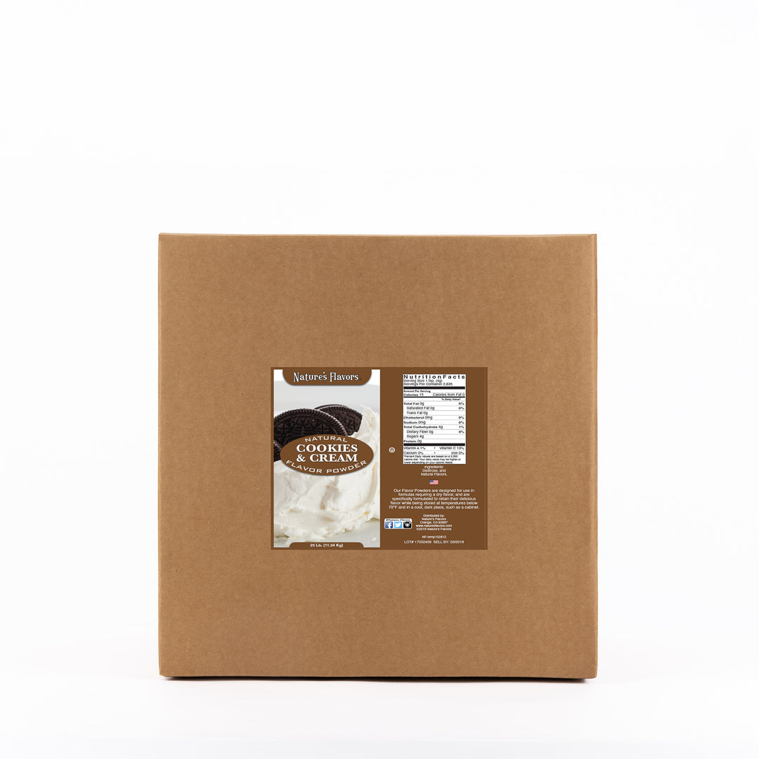 Cookies and Cream Flavor Powder, Natural