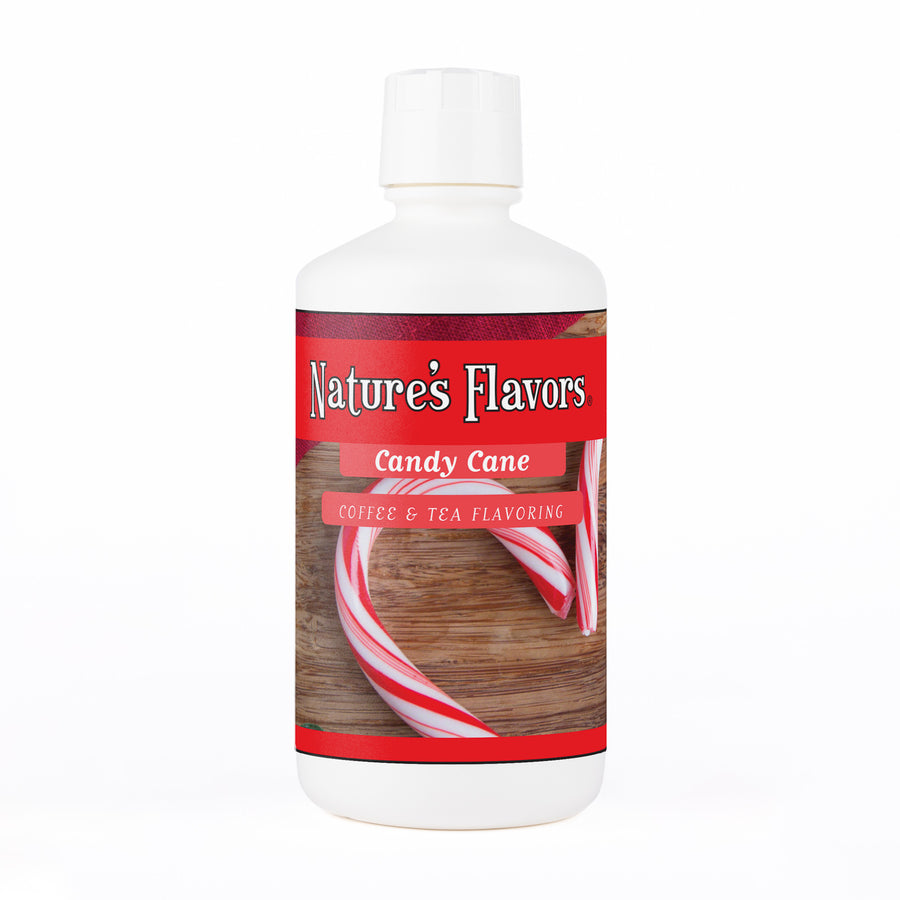Organic Candy Cane Coffee and Tea Flavoring Without Diacetyl